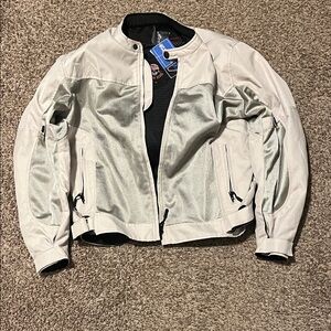 Silver and White Performance Jacket